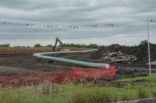 The Dakota Access Pipeline under construction in Iowa. Photo by Carl Wycoff. https://commons.wikimedia.org/wiki/File%3ADakota_Access_Pipe_Line%2C_Central_Iowa.jpg